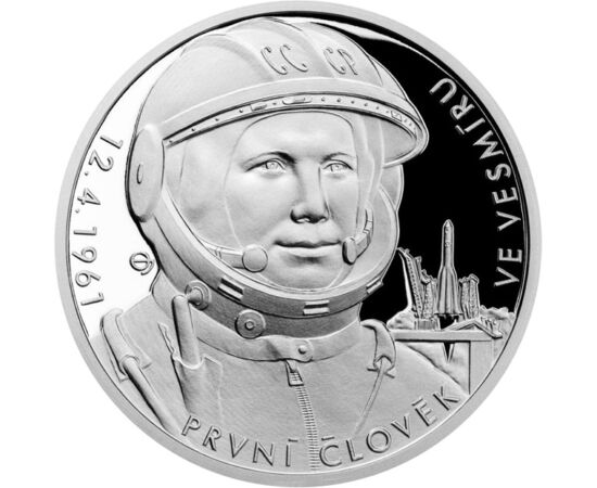 2 dollár, Juríj Gagarin, Ag,2021, Niue
