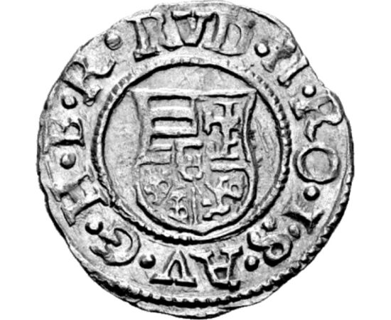 dénár, Rudolf, 1576-1608 ezüst, Magyar Királyság