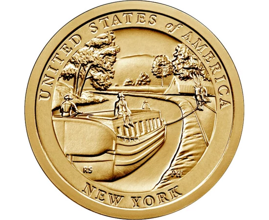 1 dollár, Eire-csatorna korabeli képe, CuNi, 8,1 g, USA, 2021