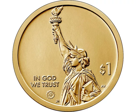1 dollár Szabadság-szobor  CuNi 81 g USA 2021