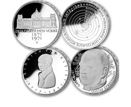 5 márkák ezüst Németország