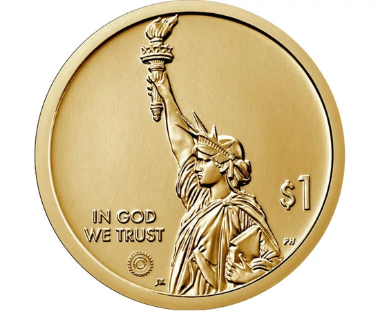1 dollár Szabadság-szobor  CuNi 81 g USA 2022