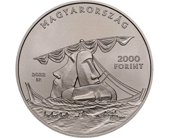 2000 forint Süllyedő hajó szobrokkal   CuNi 308 g Magyarország 2022