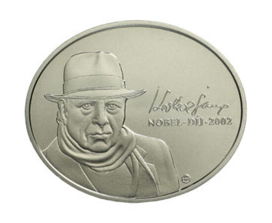 2000 forint, Kertész Imre portréja, CuNi, 10,30 g, Magyarország, 2022