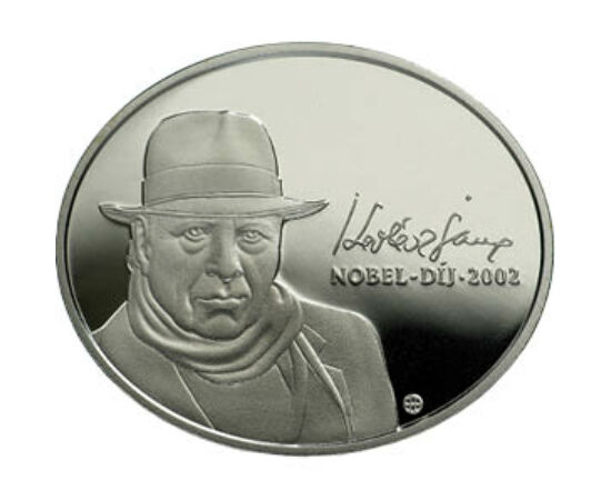7500 forint, Kertész Imre portréja, Ag 925, 12,5 g, Magyarország, 2022