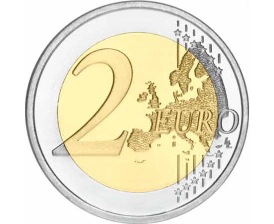 2 euro Europa terkep  CuNi 852 g Europai Unio 2002-2021