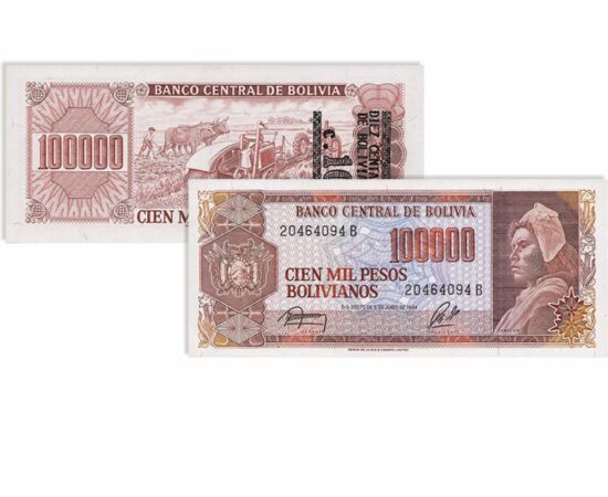 1, 5, 10 centavo, , 0, 0, Bolívia, 1987