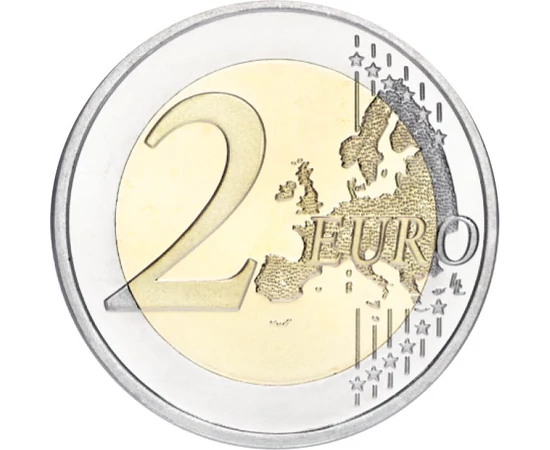 2 euró Európa térkép  CuNi 85 g Szlovákia 2022
