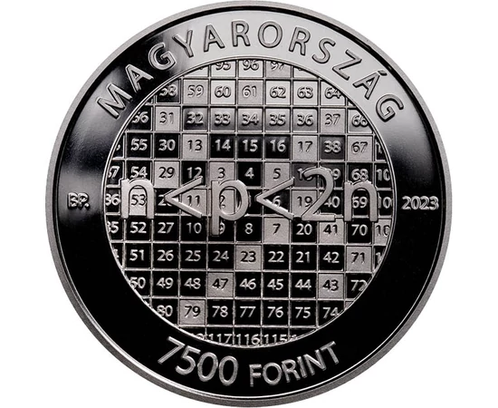7500 forint Erdős Pál portréja Ag 925 125 g Magyarország 2023