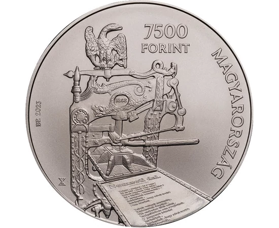 7500 forint Petőfi Sándor CuNi 765 g Magyarország 2023