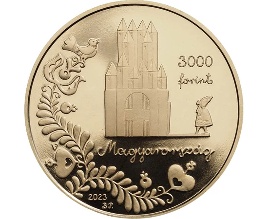3000 forint Stilizált népművészeti motívum CuNi 16 g Magyarország 2023