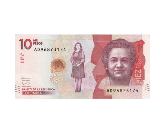 10000 peso, , 0, 0, Kolumbia, 2019