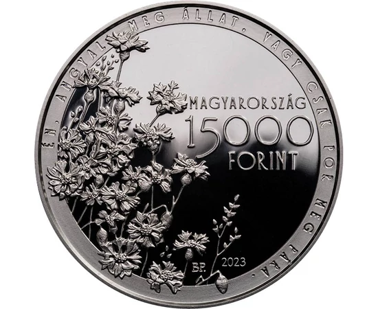 15000 forint Virágok   Ag 925 3146 g Magyarország 2023