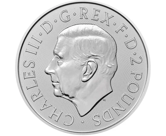 2 font III. Károly  Ag 999 311 g Nagy-Britannia 2024