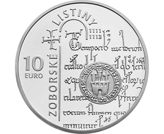  10 euró Zobor ezüst 2011 vf Szlovákia