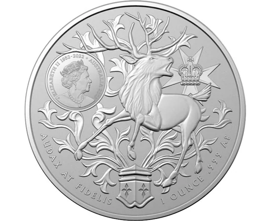 1 dollár, Daru, , Ag 999, 31,1 g, Ausztrália, 2023