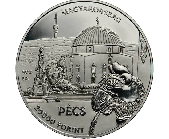20000 forint, Dzsámi, vízköpő, , , Ag 925, 40 g, Magyarország, 2024