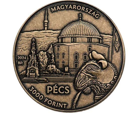 3000 forint, Dzsámi, vízköpő, , , CuNi, 29,5 g, Magyarország, 2024