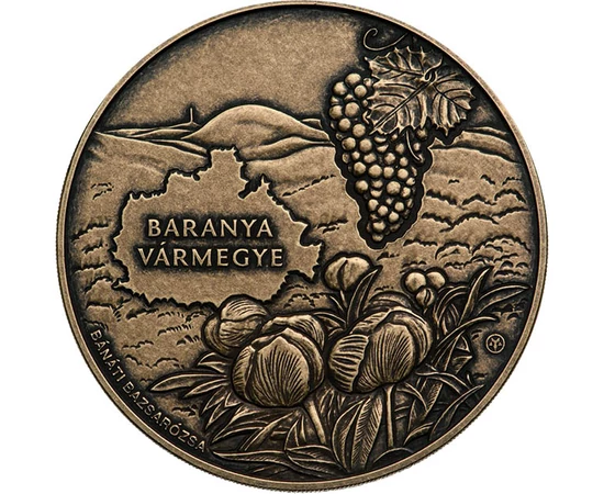 3000 forint Mecseki látkép bazsarózsa szőlő CuNi 295 g Magyarország 2024