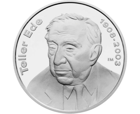 5000 Ft, Teller Ede, ezüst, vf., 2008, Magyar Köztársaság