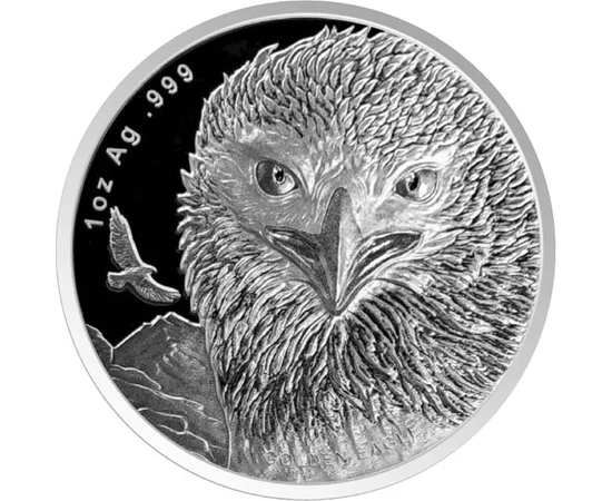 2 dollár, Sas, Ag 999, 31,1 g, Szamoa, 2024