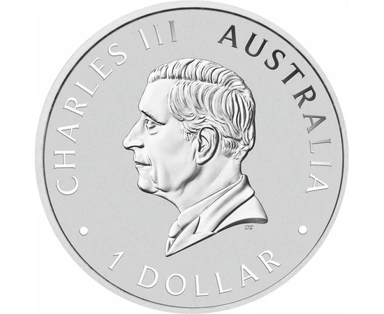 1 dollár III. Károly  Ag 9999 311 g Ausztrália 2024