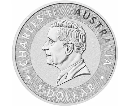 1 dollár III. Károly  Ag 9999 311 g Ausztrália 2024