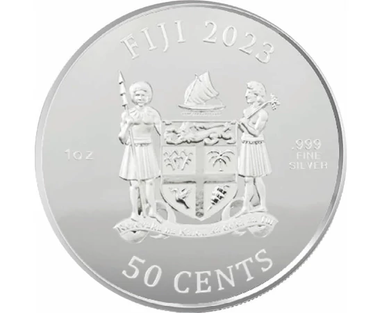 FJ/ 50 cent KutyaAg2023 Fidzsi-szigetek
