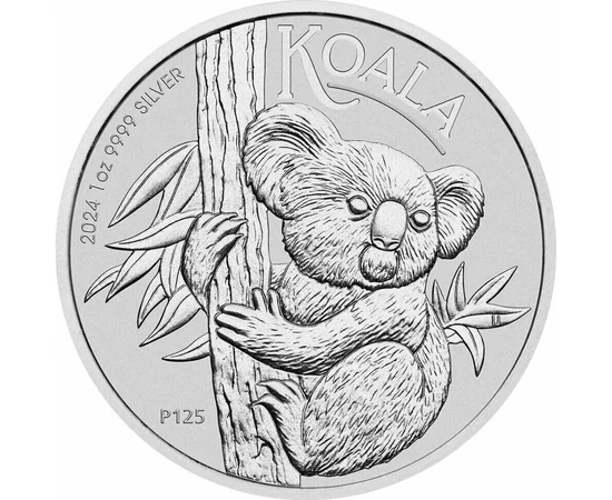 1 dollár, Koala, , Ag 9999, 31,1 g, Ausztrália, 2024