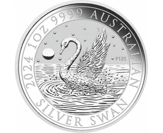 1 dollár, Hattyú, , Ag 9999, 31,1 g, Ausztrália, 2024