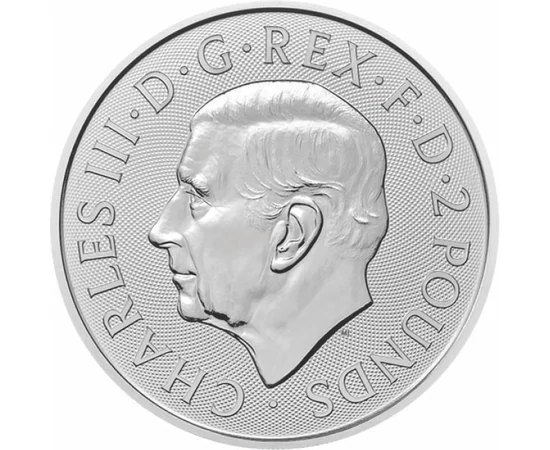 2 font III. Károly  Ag 999 311 g Nagy-Britannia 2024