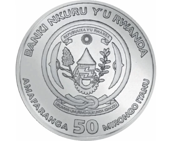 RUAN/ 50frankAfrikagorillákAg2023 Ruanda