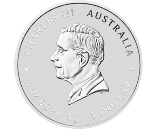 1 dollár III. Károly  Ag 9999 311 g Ausztrália 2024