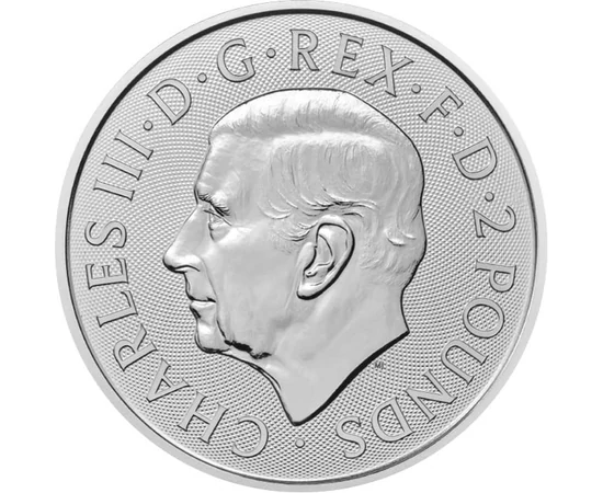 2 font III. Károly  Ag 999 311 g Nagy-Britannia 2024