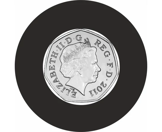 50 pennyViktória királynő1819-2019 Nagy-Britannia