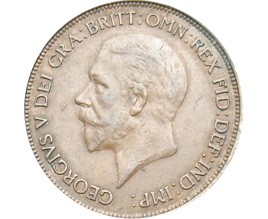 GB/ 1 penny, V. György, 1910-1936, Nagy-Britannia