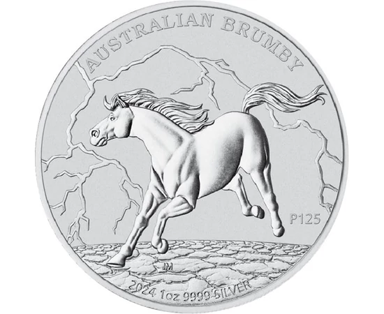 1 dollár, Brumby ló, , Ag 9999, 31,1 g, Ausztrália, 2024