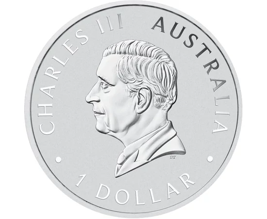 1 dollár III. Károly  Ag 9999 311 g Ausztrália 2024