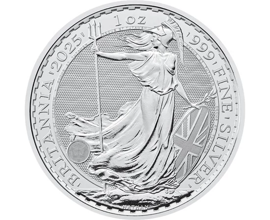 2 font, Britannia, , színsúly, Ag 999, 31,1 g, Nagy-Britannia, 2025