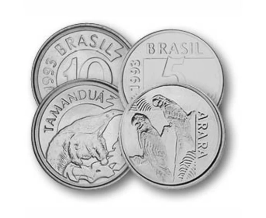 5, 10, 50, 100 cruzeiro, , 0, 0, Brazília, 1993-1994