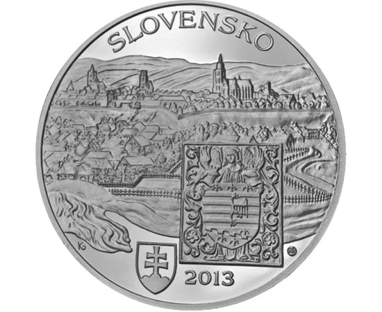  20 euró, Kassa, Ag, proof, 2013, Szlovákia