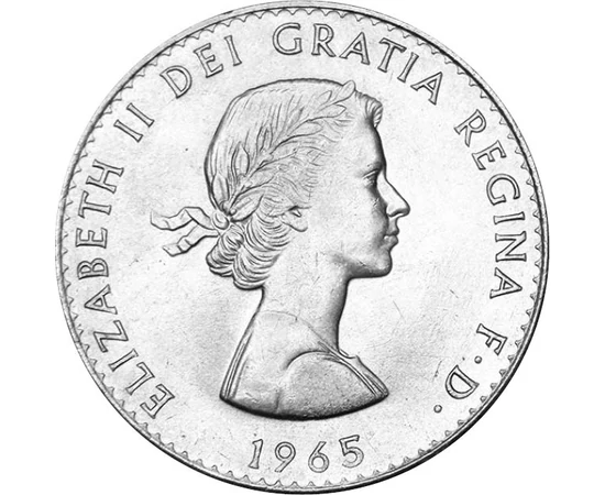  1 korona Winston Churchill 1965 Nagy-Britannia