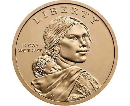 1 dollár Indián lány CuNi 81 g USA 2025