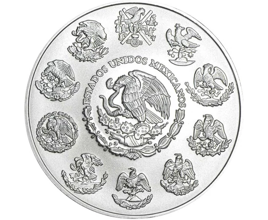befektetési ezüst Címer Ag 999 1555 g Mexikó 2024