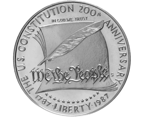 1 $, Alkotmány, 1987, USA
