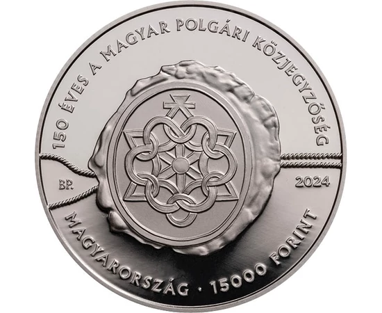 15000 forint Viaszpecsét névérétk  Ag 925 3146 g Magyarország 2024