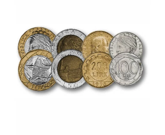 5 10 20 50 100 200 500 1000 líra  0 0 Olaszország 1951-2001