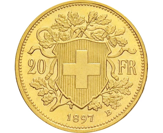  20 frank Vreneli 1883-1949 arany Svájc