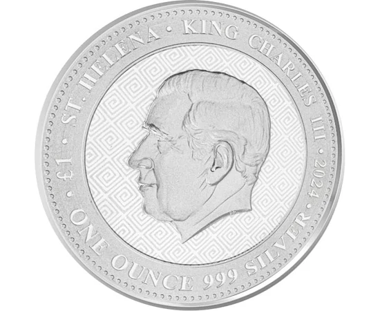 STIL/ 1 font Bagoly ábrázolásAg2024 Szent Ilona-sziget