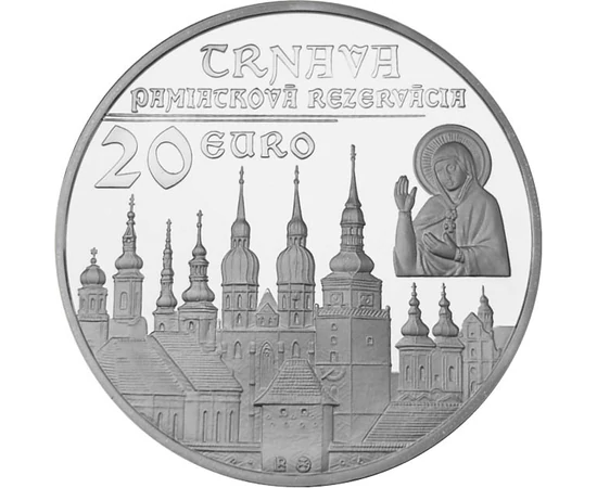  20 euró, Nagyszombat,bu,ezüst, 2011, Szlovákia